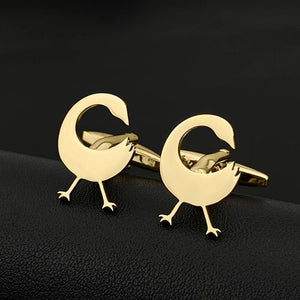 Ghana Adinkra Tattoo SANKOFA Cufflinks Stainless Steel Jewelry