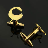 Ghana Adinkra Tattoo SANKOFA Cufflinks Stainless Steel Jewelry