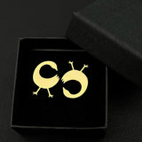 Ghana Adinkra Tattoo SANKOFA Cufflinks Stainless Steel Jewelry