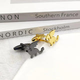 Dinosaur Cufflinks 2pcs Set Stainless Steel Shirt Cuff L