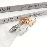 Dinosaur Cufflinks 2pcs Set Stainless Steel Shirt Cuff L