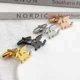 Dinosaur Cufflinks 2pcs Set Stainless Steel Shirt Cuff L