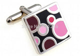 Enamel Water Drop Copper Cufflinks - 3 Color Options