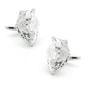 Wolf Cufflinks Copper Silver Wholesale