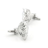 Wolf Cufflinks Copper Silver Wholesale