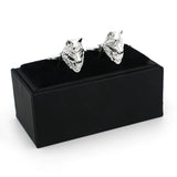 Wolf Cufflinks Copper Silver Wholesale