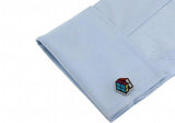 Magic Square Cuff Links For Men Brass Muti-color Cufflinks Wholesale