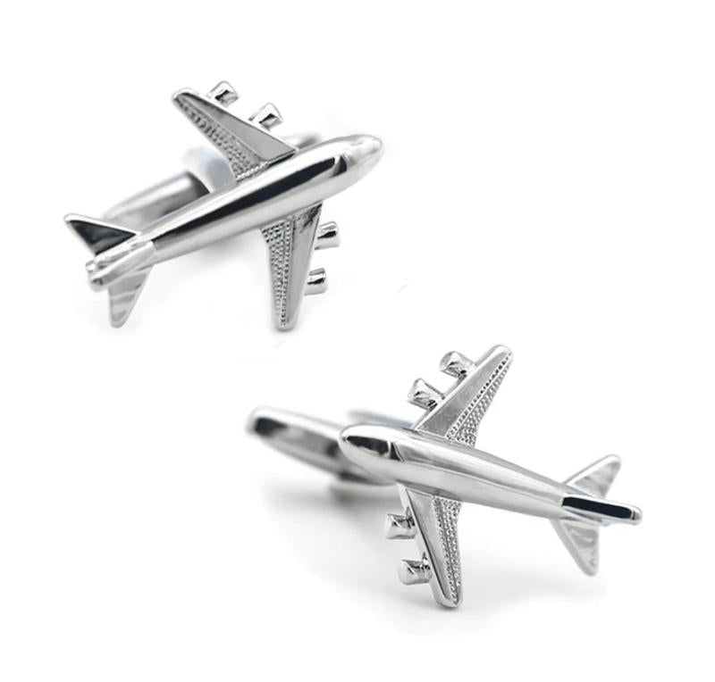 Men's Silver Flight Copper Cufflinks