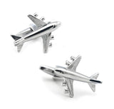 Men's Silver Flight Copper Cufflinks