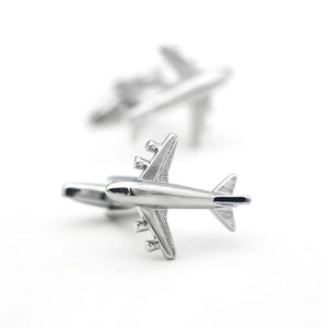 Men's Silver Flight Copper Cufflinks