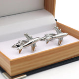 Men's Silver Flight Copper Cufflinks