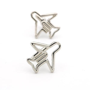 Men's Model Plane Silver Copper Cuff Links Wholesale