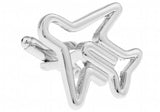Men's Model Plane Silver Copper Cuff Links Wholesale