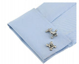 Hot & Cold Water Tap Cufflinks Copper Cuff Links