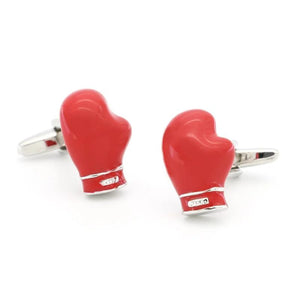 Sport Boxer Glove Cufflinks Red Cuff Links Wholesale&retail