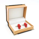 Sport Boxer Glove Cufflinks Red Cuff Links Wholesale&retail