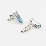 Hourglass Mens Cufflinks Blue/White/Purple/Pink Wedding Party Gift
