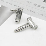 Hourglass Mens Cufflinks Blue/White/Purple/Pink Wedding Party Gift