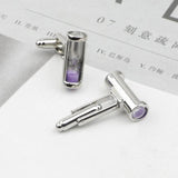 Hourglass Mens Cufflinks Blue/White/Purple/Pink Wedding Party Gift
