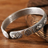Vintage Pixiu Wealth Attraction Silver Bracelet