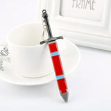 Trunks Sword Weapon Keychain 3D PVC Keyring Charm Key Chains Cosplay