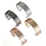 Gothic Punk Dragon Scale Bangle Bracelet For Women Men