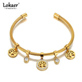 CZ Crystal Tree Bangle Bracelet Boho Party Jewelry