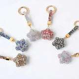 Women Car Bag Rhinestone Star Keychain