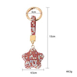 Women Car Bag Rhinestone Star Keychain
