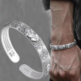 National Wind Pixiu Bracelet Heart Sutra Lucky Transfer Bracelet
