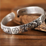 National Wind Pixiu Bracelet Heart Sutra Lucky Transfer Bracelet
