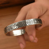 National Wind Pixiu Bracelet Heart Sutra Lucky Transfer Bracelet
