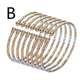 8pcs Dubai Bangle For Women Ball Beads Bangle & Bracelet Ethiopian Wedding Bride