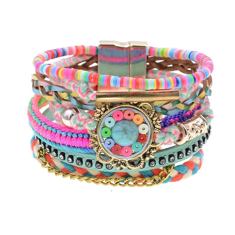 Bohemia Beaded Charm Bracelets for Women