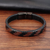 Men's Hand-Knitted Bracelet Multi-color Magnetic Clasp