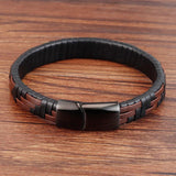Men's Hand-Knitted Bracelet Multi-color Magnetic Clasp