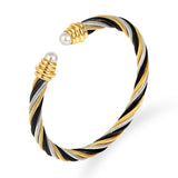 Punk Stainless Steel Bangle Jewelry Sets For Women And Men