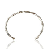 Twisted Cuff Bracelet Bangle Stainless Steel Couple Jewelry