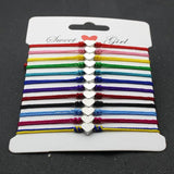 12Pcs Love Heart Charm Bracelet Red Thin Rope String Bracelets for Women Men
