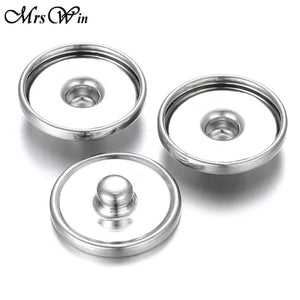 100pcs/lot Metal Snap Buttons for Glass Snap Button Fittings