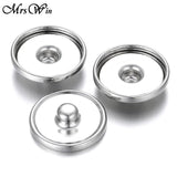 100pcs/lot Metal Snap Buttons for Glass Snap Button Fittings