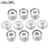 100pcs/lot Metal Snap Buttons for Glass Snap Button Fittings