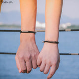 Magnet Charm Couples Name Bracelets Lucky Red Rope Letter Bracelet Set