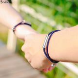 Magnet Charm Couples Name Bracelets Lucky Red Rope Letter Bracelet Set