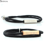Magnet Charm Couples Name Bracelets Lucky Red Rope Letter Bracelet Set