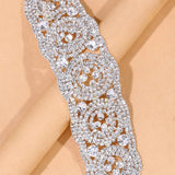 Stonefans Rhinestone Bracelet Bangle Bling Crystal Circle Bangle for Women