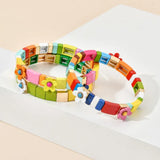 Bohemian Flower Beads Bracelet for Wedding Party