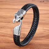 Multi-layer Braided Leather Bracelet & Bangle For Men