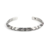 Vintage Indian Stainless Steel Triangle Bracelet Retro Cuff Bangles