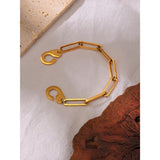 Metal Chain Bracelet Charm Punk Jewelry Femme Anniversary Gift